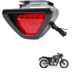 Kozdiko 12 LED Triangle Shape Bike Brake Light with Flash Mode for Triumph Bonnervilie Street Twin, koz_94859-picture-16
