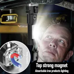 Gesto 80W Hand Rechargeable Torch Light with Power Bank Function image 4