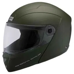 Studds Ninja Military Green Elite Super Flip-Up Helmet, Size: (XL, 600 mm)-picture-42