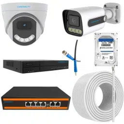 Cybernautt 3MP Full HD Indoor &a; Outdoor Network IP Combo Kit with 10Ch NVR, 2B 1D HD Camera, 4Ch POE, 100m Copper LAN Cable, Connectors &a; 1TB HDD-picture-37