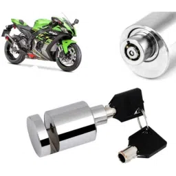 Auto Pearl Stainless Steel Silver Heavy Duty Anti Theft Motorcycle Disc Brake Lock, Lock-281-picture-41