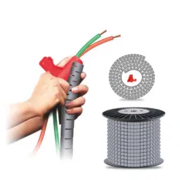 Noveau Safe-T-1ST 10mm 10m Virgin HDPE Metallic Silver Cable Zipper, NSFZ10MS0010-picture-10