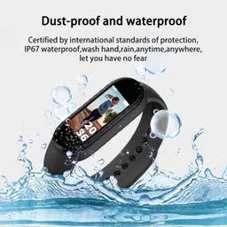 Drumstone ( with 12 Years Warranty M7 Smart Watch Band Fitness Heart Rate with Activity Tracker Waterproof Like Steps Counter, Calorie Counter, BP for Unisex_M79 image 5