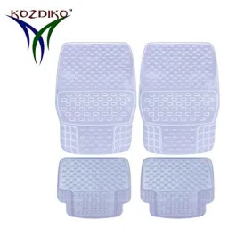 Kozdiko 93043 4 Pcs Rubber &a; PVC Clear Car Floor Mat Set for Audi Q5 image 2