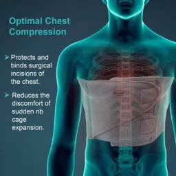 Tynor Chest Binder, Size: S image 2