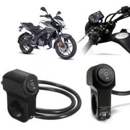 Auto Pearl 12V Aluminium Alloy Black Motorcycle Handlebar Headlight Switch for Pulsar NS200 BS6-picture-16