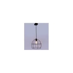 The Brighter Side Lucas Black Cage Pendant Light-picture-15