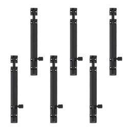 Atom 8 inch Aluminium Black Finish Heavy Duty Joint-Less Tower Bolt, TB002-08 inch-BLK-106 (Pack of 6)-picture-37