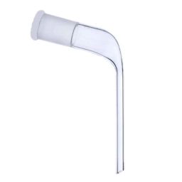 ABGIL B-34 Borosilicate 3.3 Glass Glossy Smooth Finish Receiver Plain Bend Long Delivery Adapter, ABG271-picture-18