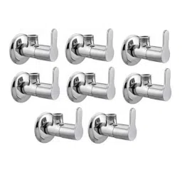 Fastgear Marc Stainless Steel Silver Chrome Finish Angle Valve, FG2098 (Pack of 8) image 1