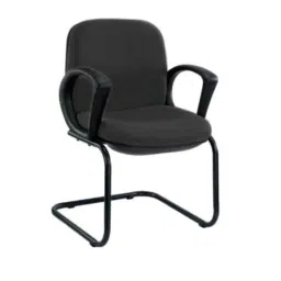 Master Labs Leather Black with Arms Office Chair with Fixed Arms, MLF-084-picture-18