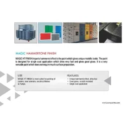 Magic Paints 20 Liter Deep Blue Premium Synthetic Enamel Paint with Hammerstone Finish image 3