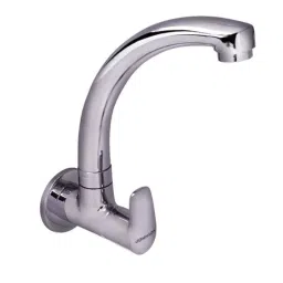 Johnson SPUN Brass Chrome Finish Single Lever Quarter Turn Sink Cock, T3418C-picture-35