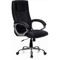 Advanto Leatherette Black High Back DIY Executive Office Chair with Armrest, ADVN BL 1301 image 2