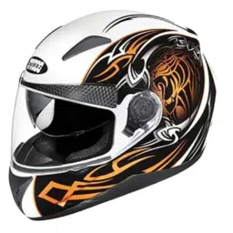 Studds Shifter D2 Decor Expanded Polystyrene White Full Face Full Face Helmet, Size: Medium-picture-37