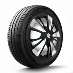 Auto Pearl 4 Pcs 17 inch Polypropylene Black &a; Silver Press Type Car Wheel Cover Set with Retention Ring for Mahindra Scorpio Mhawk Type4 2017 Onwards image 5