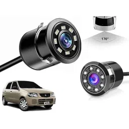 Auto Pearl 8 LED Black Waterproof &a; Shockproof HD Night Vision Car Reverse Parking Camera for Maruti Suzuki Alto STD 2000 2012-picture-13