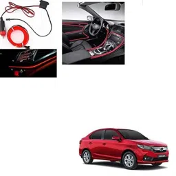 Kozdiko 12V Red Car Interior Decor Neon Strip Light for Honda Amaze New2018-picture-31