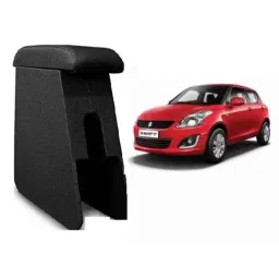Sca Black Wooden Maruti Suzuki Swift 2017 To 2019 Model Armrest Console-picture-36