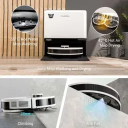 Milagrow iMap Max 24 Ultra Pro 12000Pa White Wet &a; Dry Robot Vacuum Cleaner image 5