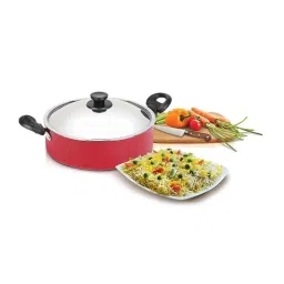 Pigeon 4L Aluminium Red Triple Layer Non-Stick Biryani Pot with Lid by Stovekraft, 273 image 2