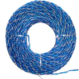 Super GEC 2 Core Aluminium Blue &a; White Crystal Flexible Twisted Wire, 40/76, Length: 73 m-picture-36