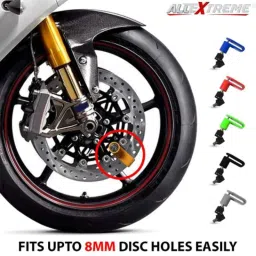 AllExtreme EXHDBL11 8mm Stainless Steel Anti Theft Disc Brake Lock for Bikes image 4