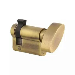 Dorset CL 404 H PT 80mm Stainless Steel Antique Brass Finish Half Pin Cylinder Lock (Pack of 2)-picture-13