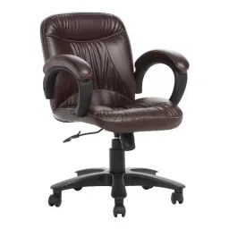 VJ Interior Leatherette Brown High Back Executive Chair with Adjustable Height, VJ-520-picture-21