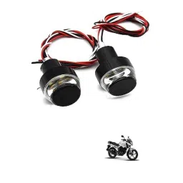 Kozdiko 2 Pcs Dual Colour Motorcycle LED Indicator Turn Signal Handle Bar Light Set for Yamaha SZR 03-picture-33