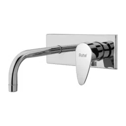 Ruhe Eclipse Brass Chrome Finish Single Lever Wall Mixer, 11-0627-picture-45
