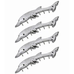 Abyss ABDY-0940 Chrome Finish Stainless Steel Antique Dolphin Design Hooks (Pack of 4)-picture-12
