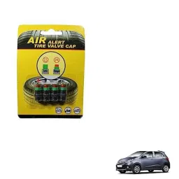 Kozdiko 4 Pcs Plastic Air Alert Car Tyre Valve Caps Set for Hyundai Grand I10-picture-40