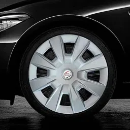 Auto Pearl 4 Pcs 14 inch ABS Silver Car Wheel Cover Set for Mahindra KUV 100 NXT image 3