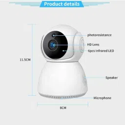Sropx RBT12 2MP 1080p White HD Wi-Fi Two Way Audio Camera image 2