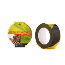 Darit ES-22 50mm Yellow &a; Black Polyethene Non Adhesive Warning Tape, Length: 200 m-picture-29