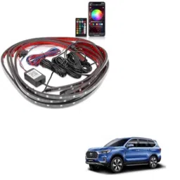 Kozdiko 12V Car Underbody Multicolor LED Strip Light Set with Wireless Remote for MG Gloster-picture-17