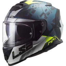 LS2 FF800 Strom Sprinter Black &a; Silver Full Face Helmet, LS2HFF800SSBSCML, Size: L-picture-22
