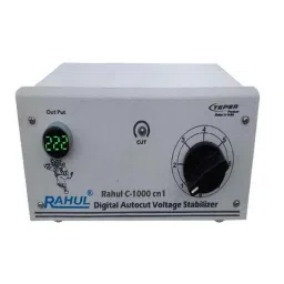 Rahul C-1000-CN1 90-280V 1kVA Single Phase Autocut Voltage Stabilizer image 1