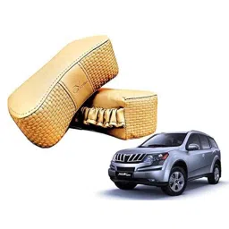Kozdiko 2 Pcs Memory Foam Beige Luxurious Neck Rest Set for Mahindra XUV 500, koz_23857-picture-16