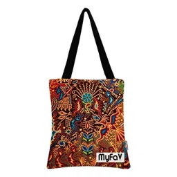 My Fav Cotton Printed Canvas Tote Bag, MFCTB028-picture-14