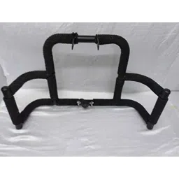 Modified Autos MS 4 Spoke Bend Chrome Bullet-Leg Guards for Royal Enfield Bullet 350&a;500cc image 4