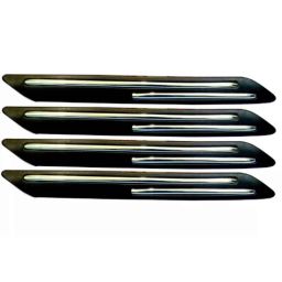 Hot Wheelz Bumper Protector Guard with Chrome Finish Ss Lining for Honda Jazz Set Of 4, HOT-VE6NBT-picture-19