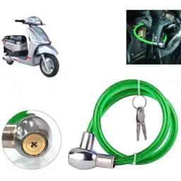 Auto Pearl PVC &a; Plastic Green Heavy Duty Cable Lock for Electric NYX, 118-picture-20