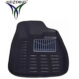 Kozdiko 7 Pcs 3D Black Car Foot Mat Set for Maruti Suzuki Ertiga, koz_68045 image 2