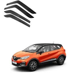 Kozdiko Plastic Black Car Door Visor for Renault Captur-picture-30