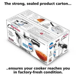 Hawkins Hevibase 5L Aluminium Silver Pressure Cooker, HK-KW-H56 image 3