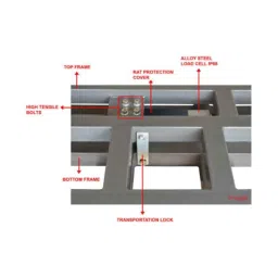 Eagle EIW Pro PS66 200-300kg Mild Steel Industrial Platform Weighing Scale image 5