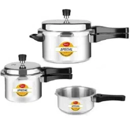Pigeon Special 2, 3 &a; 5L Aluminum Outer Lid Pressure Cooker Combo-picture-16