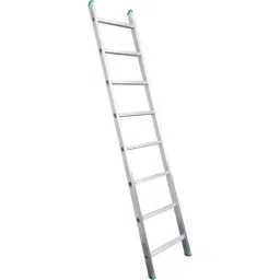 Aguerri 8 Step 8ft Aluminium Silver Non-Foldable Wall Support Straight Ladder for Home, Office &a; Industrial Use, SL8S-picture-35